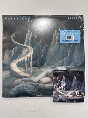 Halestorm Everest Signed Autographed Dark Plum Galaxy Vinyl- #1
